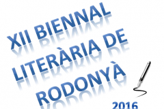 XII Biennal literària - Rodonyà